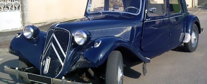 citroen traction 11b bleue