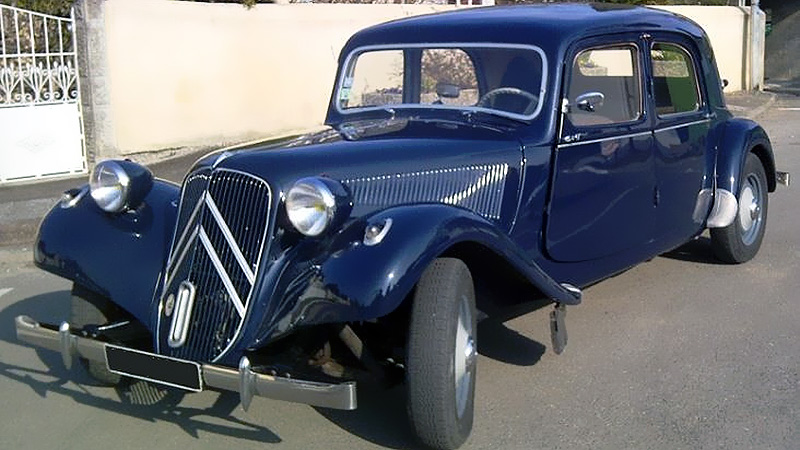 citroen traction 11b bleue