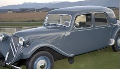 citroen traction 11 b 1953 grise