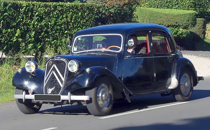 citroen traction 11b 1956 noire