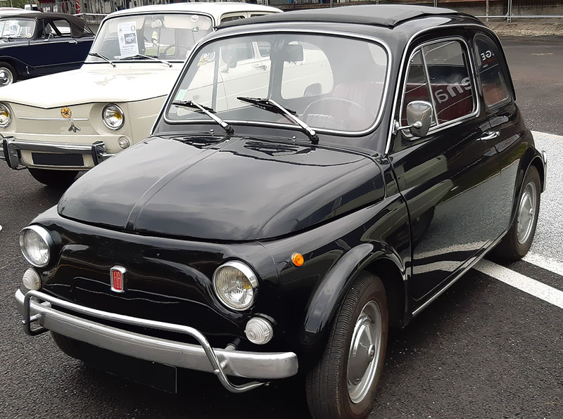 fiat 500 noire 1969